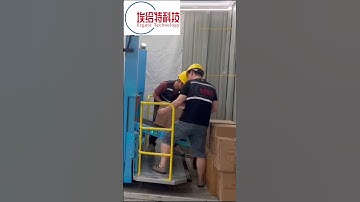 How to load large shaped and heavy cargo more efficiently.#loading #warehouse #container
