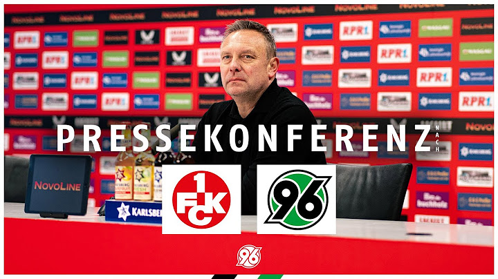 PK nach dem Spiel | 1. FC Kaiserslautern - Hannover 96