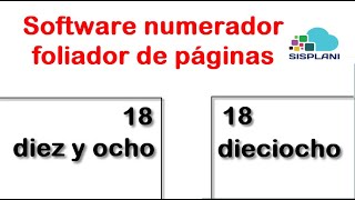 Software numerador foliador de páginas - números y letras - demo descarga gratis screenshot 1