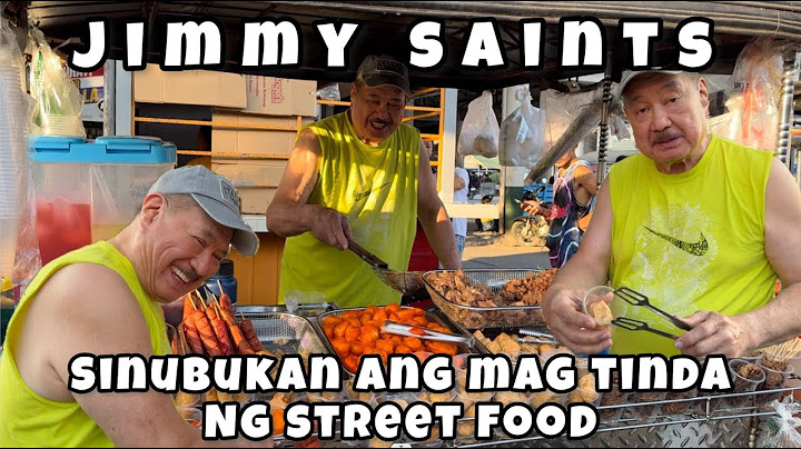 Jimmy Saints sinubukan ang mag tinda ng street food sa Nueva Ecija! | JIMMY SANTOS