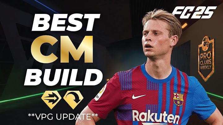 BEST CENTRE MIDFIELDER BUILD *VPG UPDATE* | EA SPORTS FC 25 CLUBS BALLER BUILD