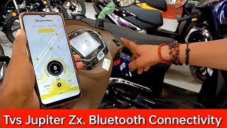 Tvs Jupiter Zx- How To Connect Bluetooth Tvs Jupiter Zx | Bike Me Bluetooth Kaise Connect Karen