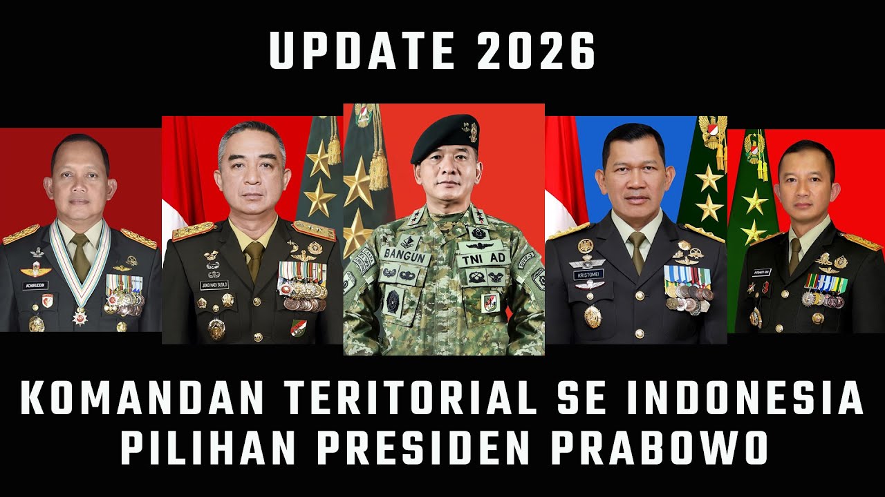 DAFTAR PANGDAM SE INDONESIA UPDATE TAHUN 2026A