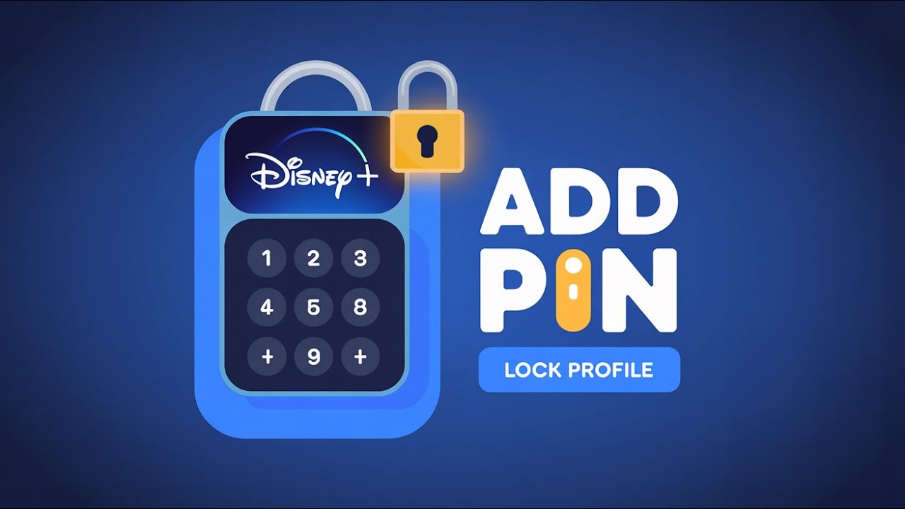 How to Add a PIN to Your Disney+ Profile | Lock & Protect Your Account ...