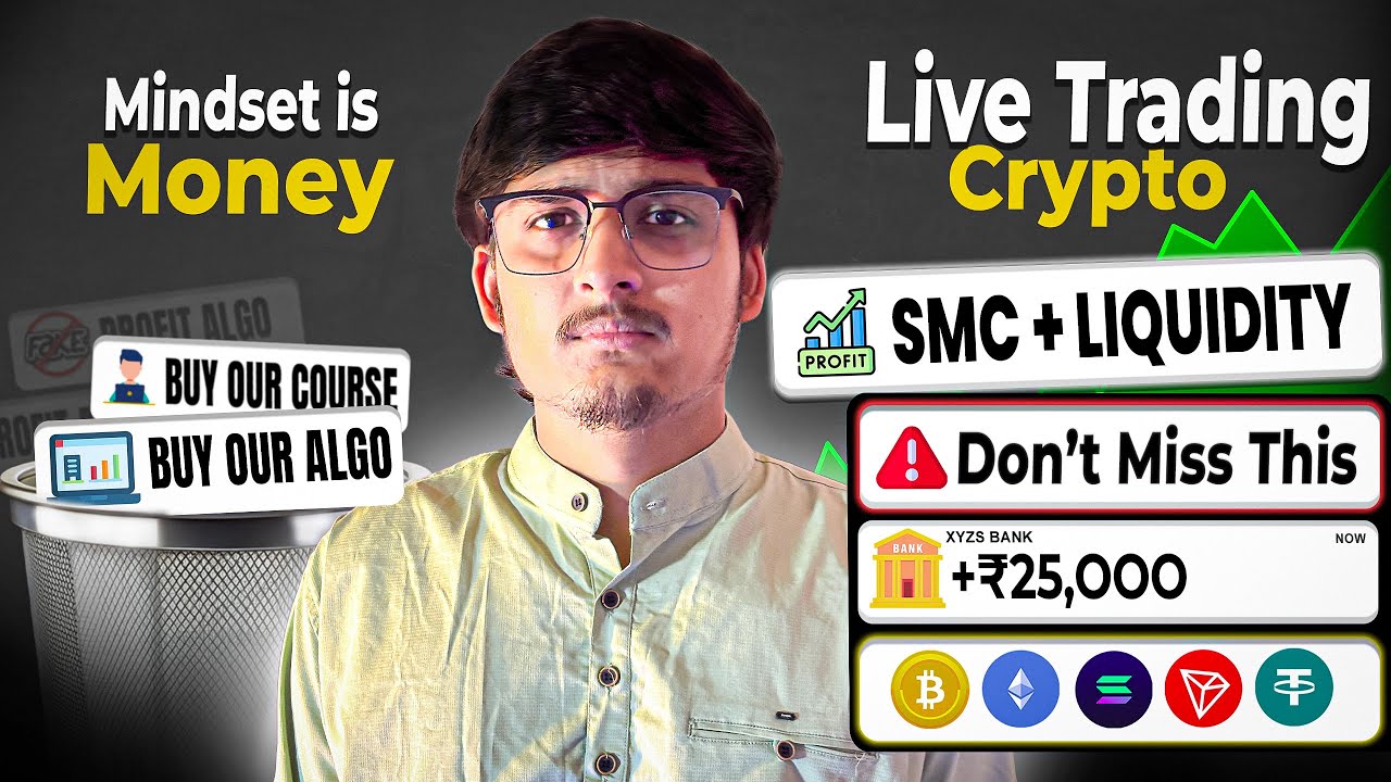 LIVE CRYPTO TRADING | Crypto Forex Gold | SMC + PRICE ACTION