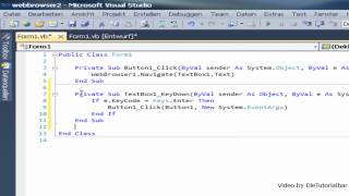 Visual Basic: Webbrowser erstellen - Teil 2