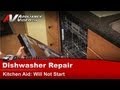 Dishwasher Repair will not start  - Repair & Diagnostic - Kitchen aid - Whirlpool