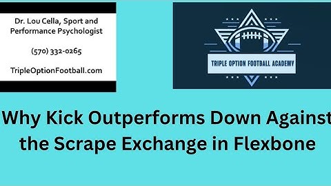 Why Kick is a Better Play Than Down versus the Scrape Exchange | Flexbone | Triple Option