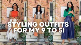 STYLING MY CROSSROADS FINDS FOR THE OFFICE! SECOND HAND FOR MY 9 TO 5!