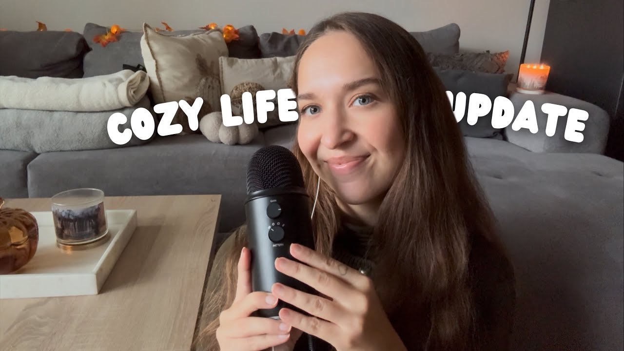 ASMR Cozy Life Update 🍂 | Lifestyle Changes, Sports, Nutrition, Hobbies (Crisp Ear-to-Ear Whispers)
