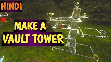 ARK MOBILE | HOW TO MAKE VAULT TOWER IN HINDI