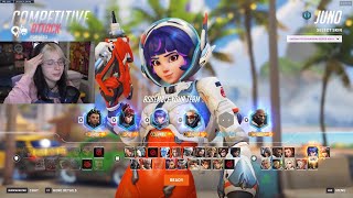 THIS IS 200 IQ JUNO! ASPEN CRAZY JUNO MAIN! OVERWATCH 2 SEASON 17 TOP 500
