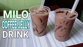 Milo Coffee Jelly Drink | Milo Coffee Jelly Samalamig