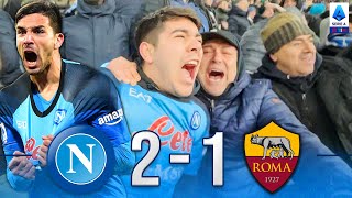 💙 INFERMABILI!! NAPOLI-ROMA 2-1 | LIVE REACTION NAPOLETANI dallo STADIO MARADONA!