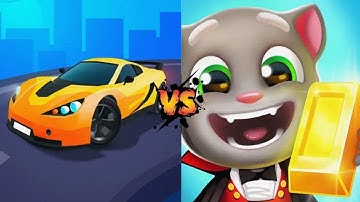 Race Master 3D VS Talking Tom Gold Run- All Levels Gameplay New Update (Android,iOS)