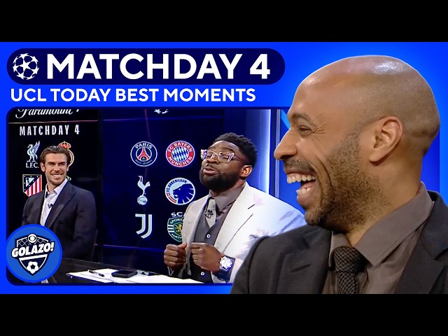 Gareth Bale subs in for Jamie Carragher + SIR David Beckham?!? 👑⚔️😂  | UCL Today