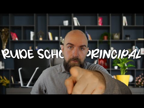 ASMR Rude School Principal Roleplay 📏 Giving You Detention