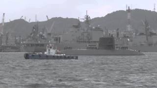 DDG-172 JS Shimakaze and Oyashio-class submarine