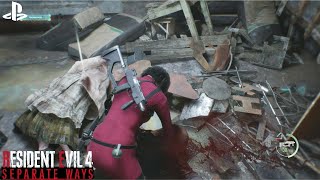 So that's what happened to Leon's jacket - Resident Evil 4 Remake Separate Ways