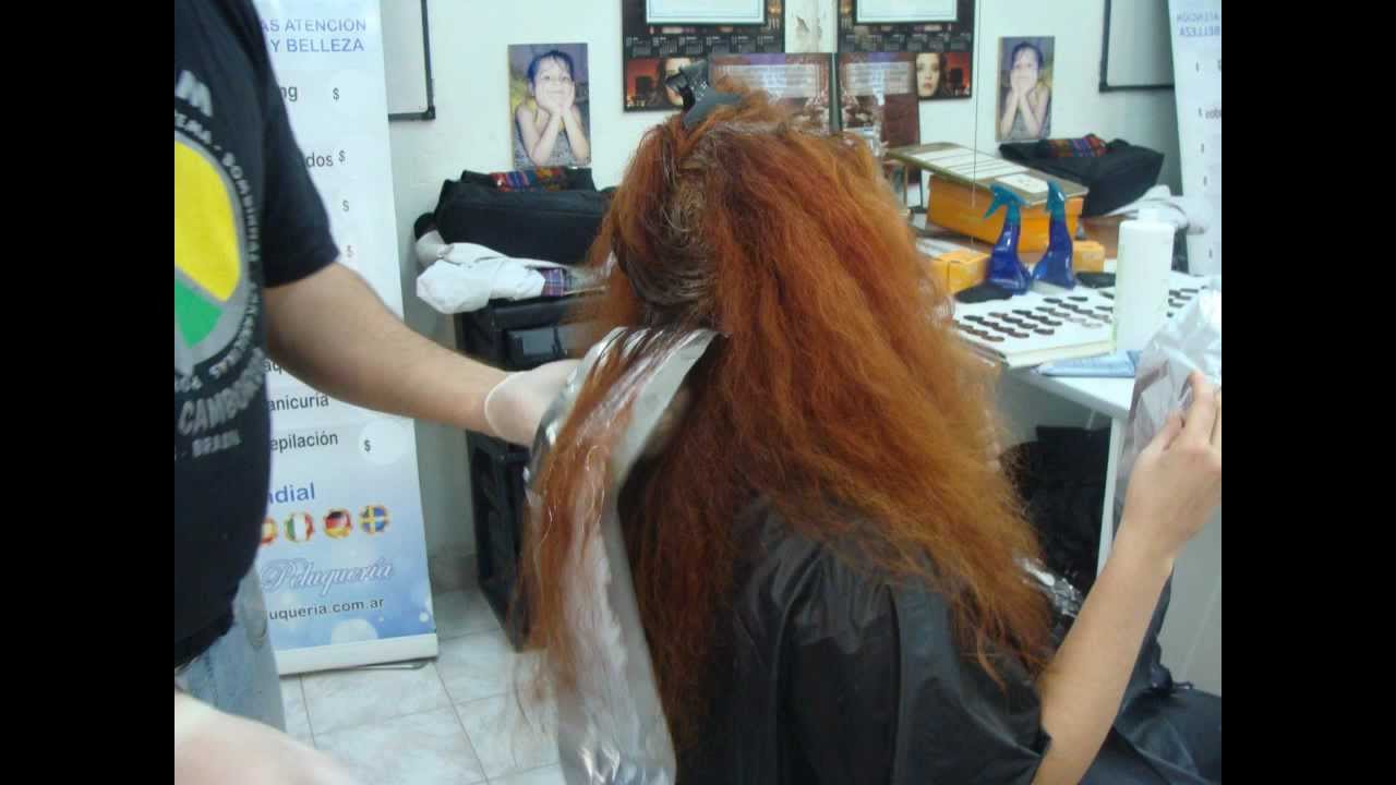 Change in Hair Color - Cambio de Color - YouTube
