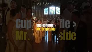 Wedding DJ mixes this with Cupid Shuffle #weddingdj #weddingreception #dallasdj