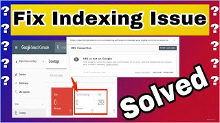 Why Post Not Indexed in Google | Fix Indexing Issue in Google Search Console 2022