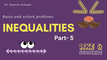 Solve Inequality  Problem#8(How to solve linear inequalities)