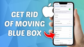 How to Get Rid of Moving Blue Box on iPhone