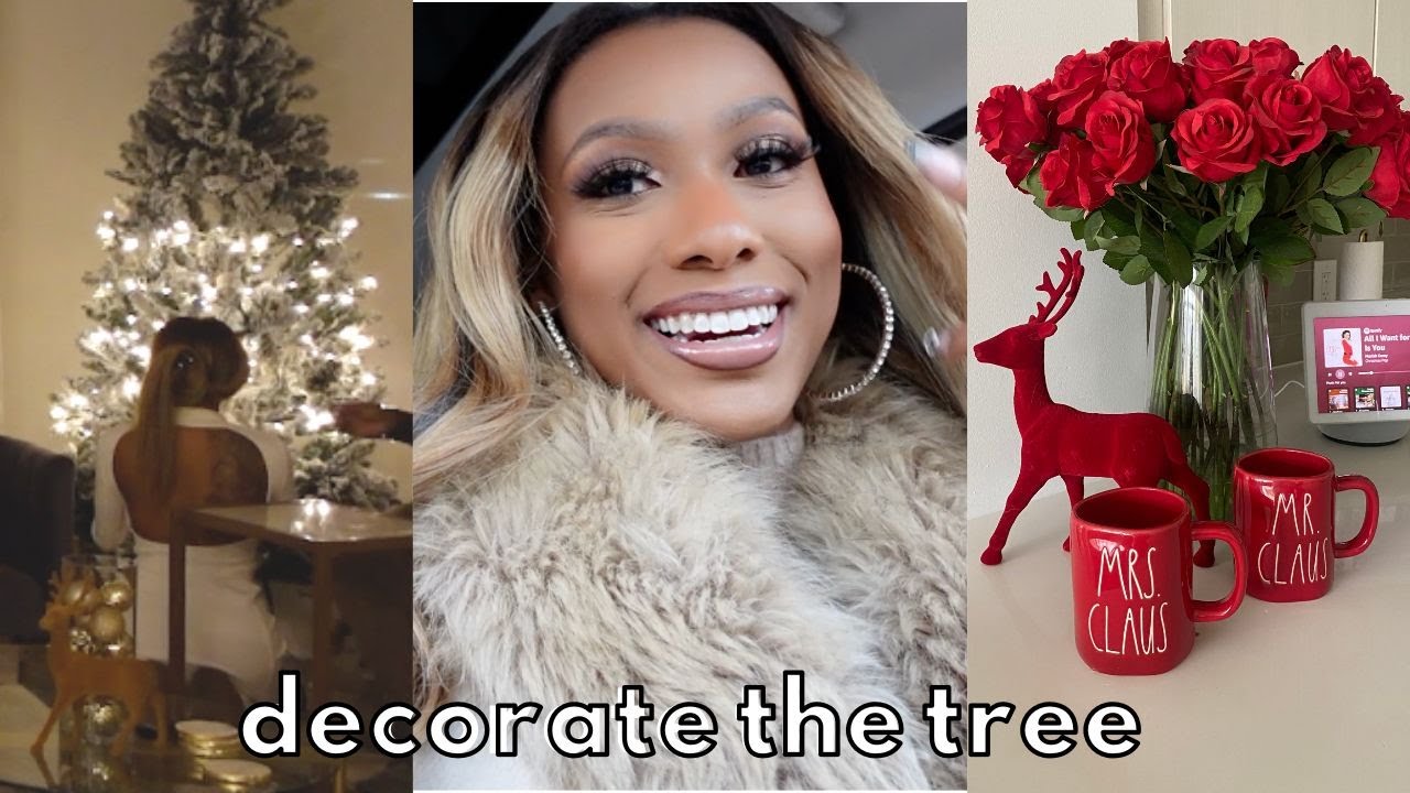 DECORATE THE CHRISTMAS TREE WITH ME , NIGHT TIME WIND DOWN ROUTINE + COZY TARGET HAUL