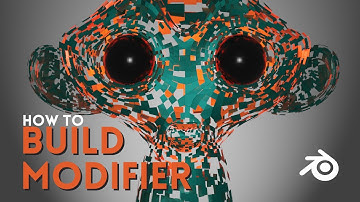 How To Use The Build Modifier - Blender Tutorial By Estikuma