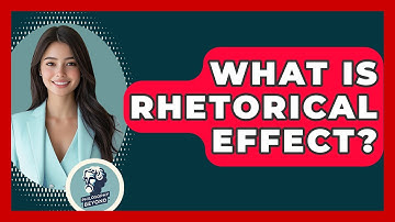 What Is Rhetorical Effect? - Philosophy Beyond