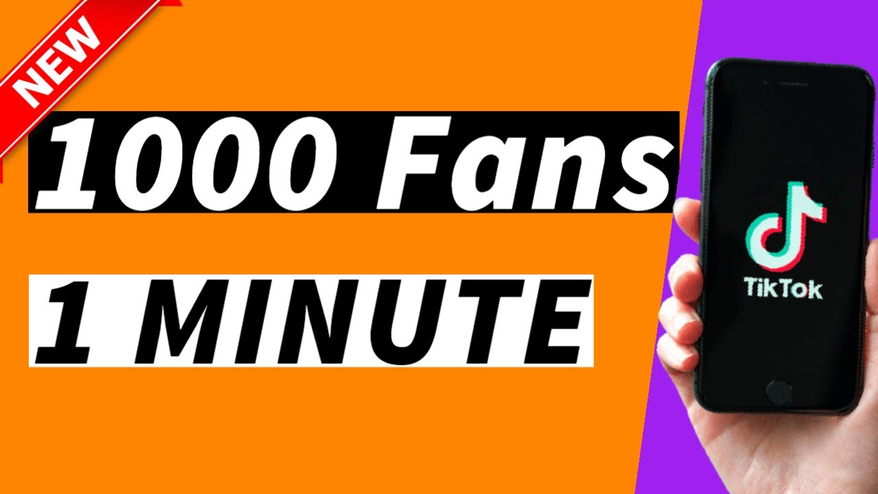 How To Get 1000 Tiktok Followers In 1 Minute EASY YouTube