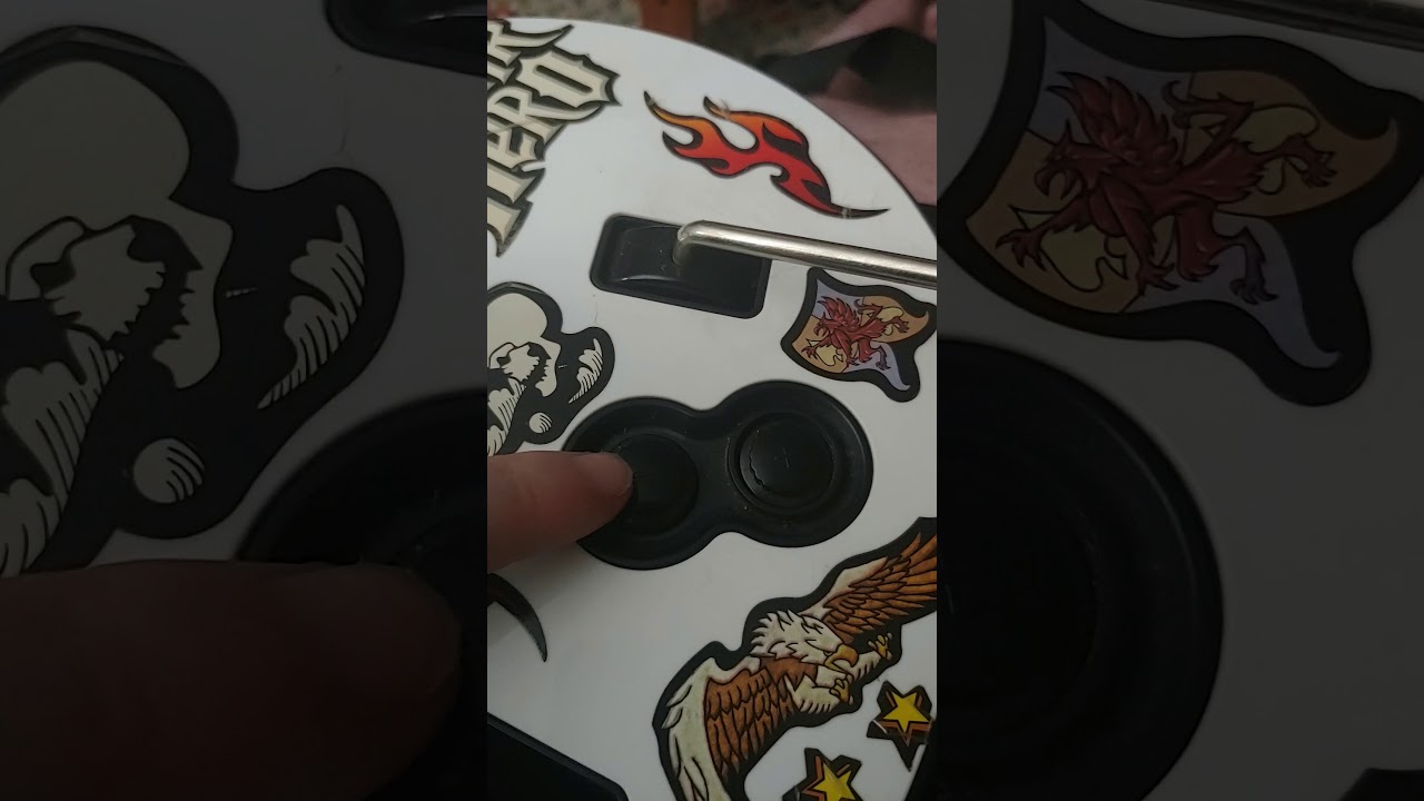 I press the minus button on guitar hero guitar