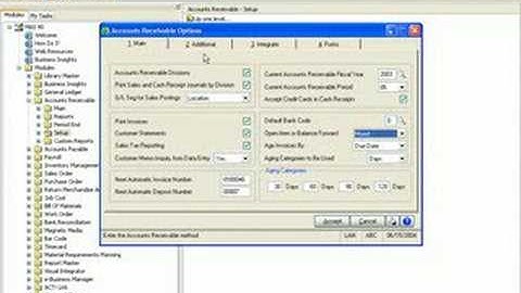 Sage MAS 90 Accounts Receivable