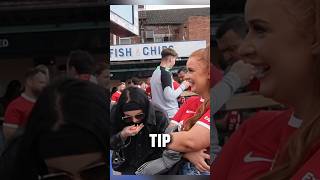 TOTTENHAM Fan Gives Liverpool Girls THE TIP! 😜