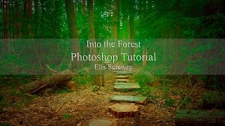 Into the Forest - Nature Photo Editing in Photoshop  Tutorial (Photo Effects) screenshot 4