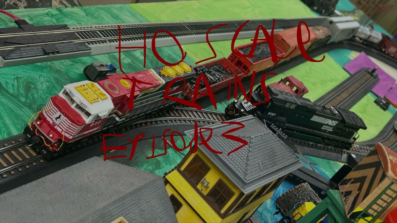 Ho Scale Trains Episode 3.