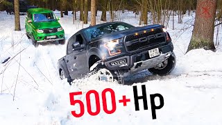 ОН ПУГАЕТ! Ford Raptor 500+ л.с. против ДЖИПЕРОВ! Range Rover, УАЗ, Нива, ИЖ 4х4, Трактор 2021