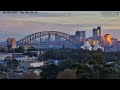Sydney harbour bridge opera house centrepoint and city moving ptz camera 247 live stream