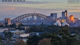 Sydney Harbour Bridge, Opera House, Centrepoint and city moving (PTZ) camera 24/7 live stream