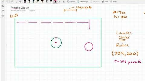 Python - Bouncing Ball Tutorial 1 (Pygame)
