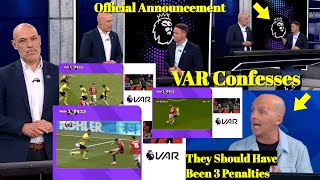 VAR Makes ' Announcement'✍️ After Fatal Penalty Errors❌ vs Burnley | Manchester United News