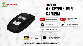 HCW-08, 4K CAMERA KEYFOB VIDEO DEMO 2026 screenshot 5