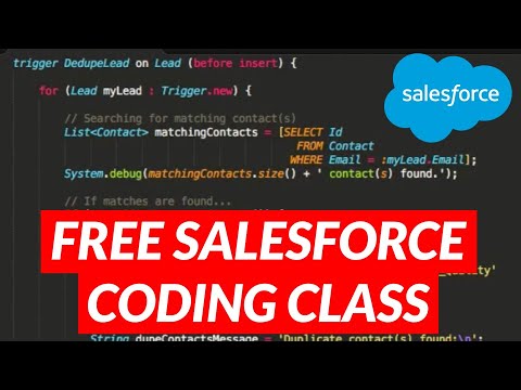 FREE Salesforce Coding Class (Feb 5th Weekend Only!)