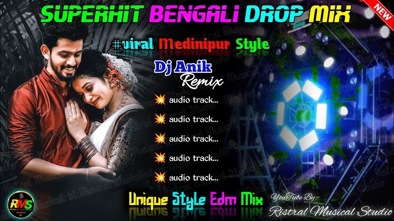 SUPERHIT BENGALI EDM DROP MIX 💥 UNIQUE STYLE BENGALI CRAZY DANCE MIX 💥 DJ ANIK REMIX