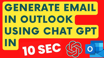 Hoe genereer ik e-mail in OUTLOOK met CHAT GPT?
