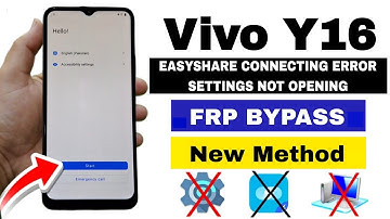 VIVO Y16 FRP Bypass | Latest Android 12 Update | 100% Working Method (Without PC)