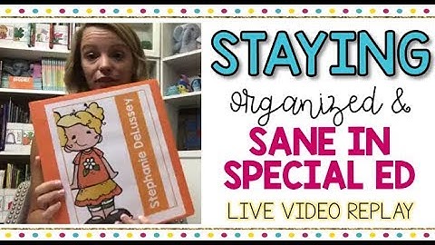 Staying Organized in Special Education | IEP Binder System, Student Binders and Data Tracking