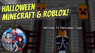 🎃 Halloween Chaos In Minecraft & Roblox! 👻 (funny Moments Compilation)
