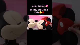 iconic love❤️ #mickeymouse #minniemouse #cakedecorating #cakedesign